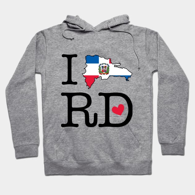 I LOVE RD (Dominican Republic) Hoodie by bypicotico